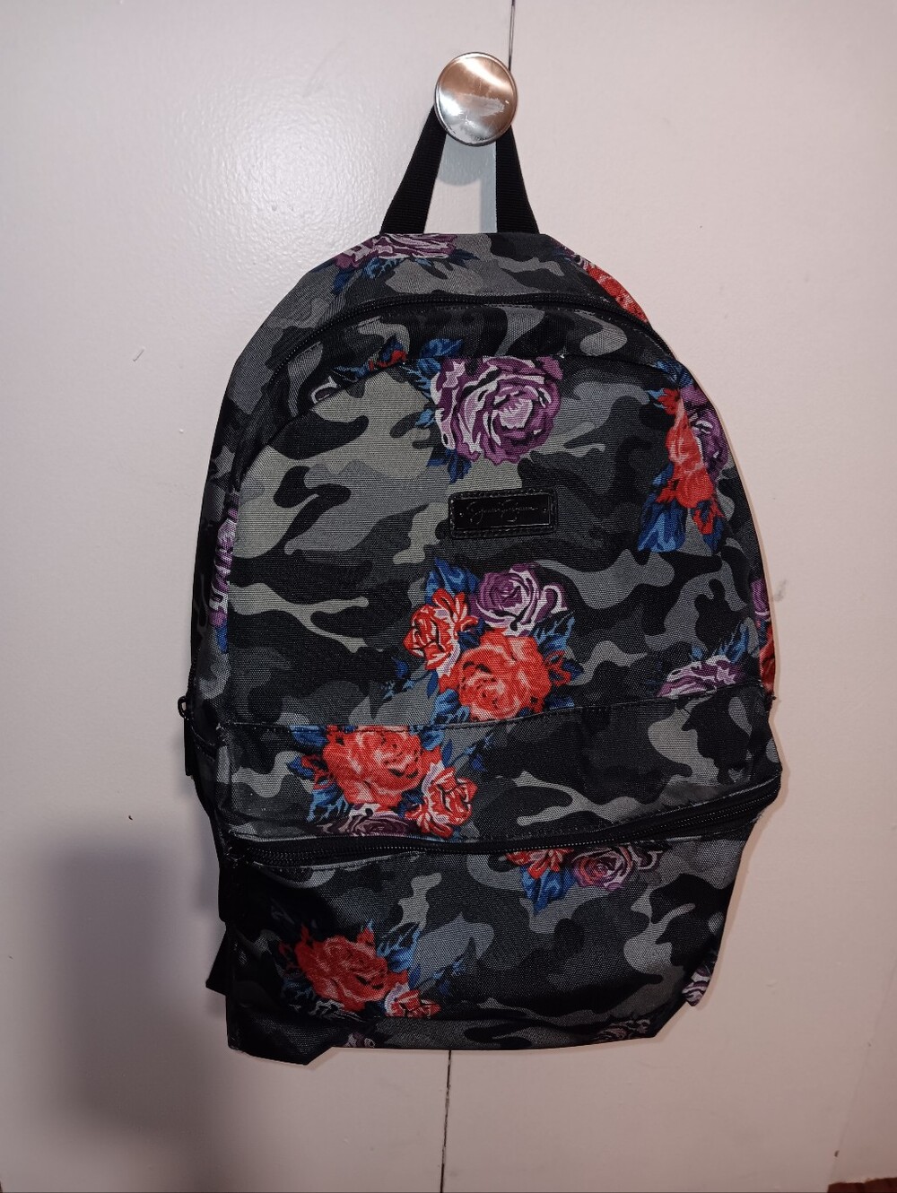 Jessica Simpson Backpak Camo /roses Print